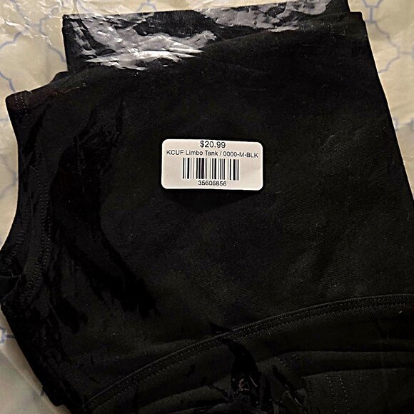 Men's Black Activewear Tank Size Medium NEW - Picture 5 of 5